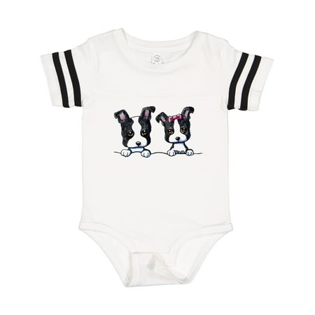 Inktastic Boston Terriers (Dark Apparel) Gift Baby Boy or Baby Girl Bodysuit