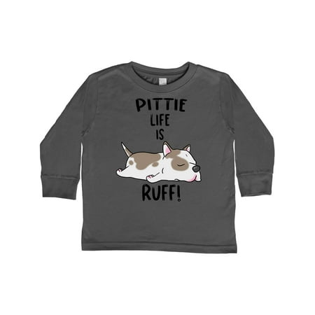 Inktastic Pittie Life is Ruff! Spotted Pit Bull Gift Toddler Boy or Toddler Girl Long Sleeve T-Shirt
Inktastic Pittie Life is Ruff! Spotted Pit Bull Gift Toddler Boy or Toddler Girl Long Sleeve T-Shirt