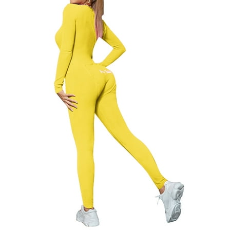 Musuos Women s Deep V Neck Butt Flap Pajamas Onesie Bodycon Jumpsuit Long Sleeve Rompers
Musuos Women s Deep V Neck Butt Flap Pajamas Onesie Bodycon Jumpsuit Long Sleeve Rompers