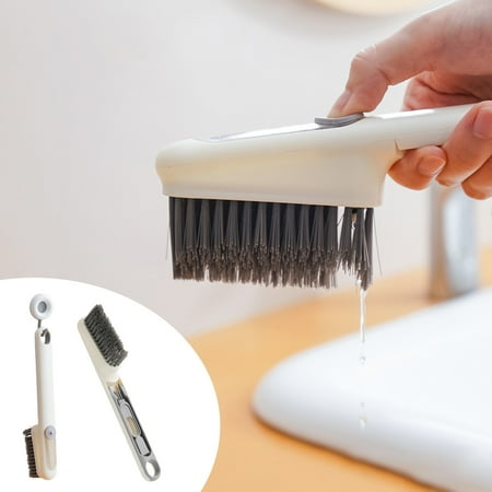 KQJQS Multi-purpose Cleaning Brush with Liquid Dispenser Straight Bristle Brush Tweezers and Flat Spatula Mouth for Deep Cleaning Hard-to-Reach Areas
KQJQS Multi-purpose Cleaning Brush with Liquid Dispenser Straight Bristle Brush Tweezers and Flat Spatula Mouth for Deep Cleaning Hard-to-Reach Areas