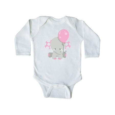 Inktastic Little Gray Elephant Holding A Pink Balloon Gift Baby Girl Long Sleeve Bodysuit
Inktastic Little Gray Elephant Holding A Pink Balloon Gift Baby Girl Long Sleeve Bodysuit
