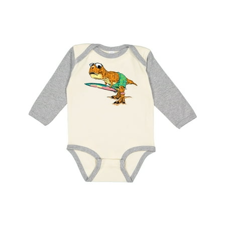 Inktastic Tyrannosaurus Rex with Surf Board Gift Baby Boy or Baby Girl Long Sleeve Bodysuit
Inktastic Tyrannosaurus Rex with Surf Board Gift Baby Boy or Baby Girl Long Sleeve Bodysuit
