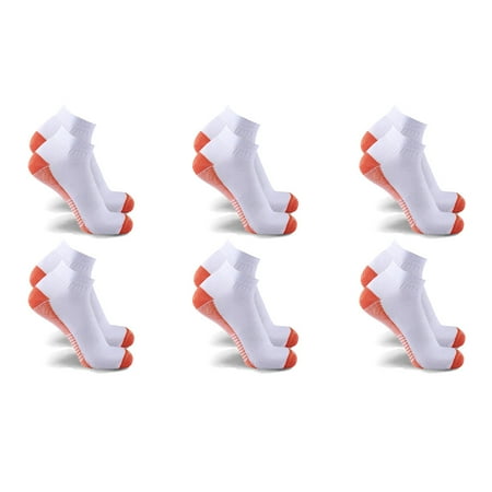 Copper Compression Socks - Ankle High for Running Athtletics Travel - 6 Pair
Copper Compression Socks - Ankle High for Running Athtletics Travel - 6 Pair