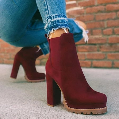 TANGNADE Ladies Solid Color Leather British Style Back Zip Chunky High Heel Fashion Short Boots Shoes
TANGNADE Ladies Solid Color Leather British Style Back Zip Chunky High Heel Fashion Short Boots Shoes