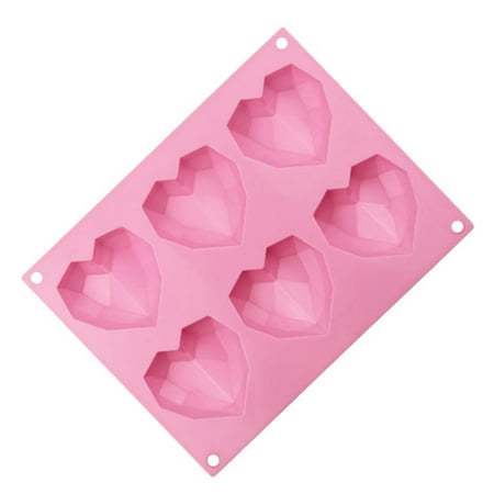 Heart Cake Mold | 3D Aromatic Soap Moulds with 6 Cavities | DIY Romantic Crafts Mould for Festival Gifts Non Stick Baking Molds for Chocolate Pudding Jelly
Heart Cake Mold | 3D Aromatic Soap Moulds with 6 Cavities | DIY Romantic Crafts Mould for Festival Gifts Non Stick Baking Molds for Chocolate Pudding Jelly