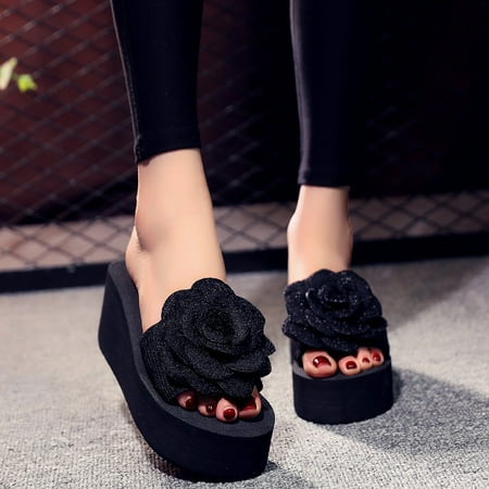 〖Yilirongyumm〗 Black 40 Slippers For Women Fashion Open Toe Women Slip-On Open Toe Flower Wedges Color High Slipper Shoes
〖Yilirongyumm〗 Black 40 Slippers For Women Fashion Open Toe Women Slip-On Open Toe Flower Wedges Color High Slipper Shoes