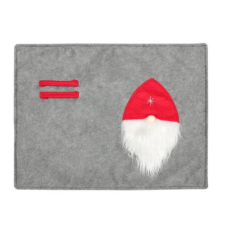 Yubnlvae Placemat Christmas Ornament Santa Claus Printed Cotton Western Table Mat Grey
Yubnlvae Placemat Christmas Ornament Santa Claus Printed Cotton Western Table Mat Grey
