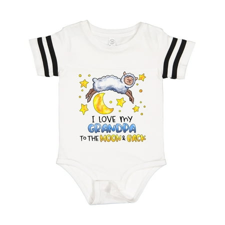 Inktastic I Love My Grandpa to the Moon and Back Cute Sheep Gift Baby Boy or Baby Girl Bodysuit
Inktastic I Love My Grandpa to the Moon and Back Cute Sheep Gift Baby Boy or Baby Girl Bodysuit
