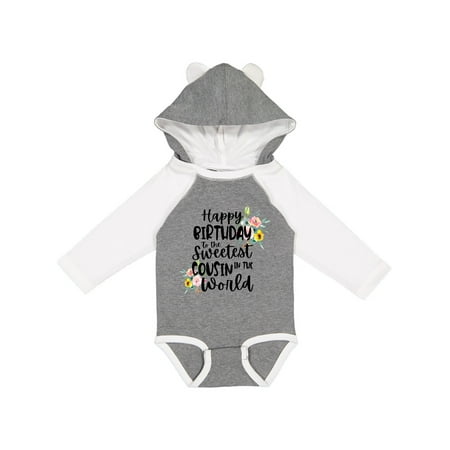 Inktastic Happy Birthday To The Sweetest Cousin In The World Gift Baby Girl Long Sleeve Bodysuit
Inktastic Happy Birthday To The Sweetest Cousin In The World Gift Baby Girl Long Sleeve Bodysuit