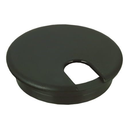 Rok Hardware 5 Pack Round Grommet 3 (76mm) Diameter Made of ABS Black