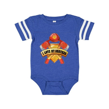 Inktastic I Love My Brother- Firefighter Axes Badge Helmet Gift Baby Boy or Baby Girl Bodysuit
Inktastic I Love My Brother- Firefighter Axes Badge Helmet Gift Baby Boy or Baby Girl Bodysuit