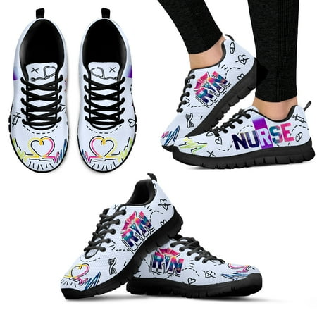 Black Soft Sole Lightweight Outdoor Shoes Comfortable Nurse Print Platform Outdoor Sneakers Medical Print Shoes 
Black Soft Sole Lightweight Outdoor Shoes Comfortable Nurse Print Platform Outdoor Sneakers Medical Print Shoes