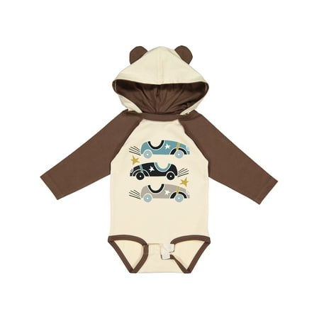 Inktastic Race Car Baby Boy Clothes Gift Baby Boy Long Sleeve Bodysuit