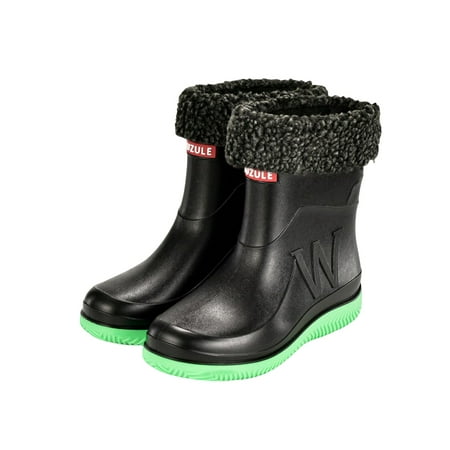 Colisha Mens Rubber Boot Waterproof Rain Boots Slip Resistant Garden Shoes Fishing Lightweight Rainboot Mid Calf Black Green with Plush Lined 7
Colisha Mens Rubber Boot Waterproof Rain Boots Slip Resistant Garden Shoes Fishing Lightweight Rainboot Mid Calf Black Green with Plush Lined 7