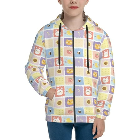 Hoodies for Women Sticker Style Cute Rabbit Cat Long Sleeve Sweatshirt Drawstring Zip Up Hoodie with Pockets Teen Girl Clothes
Hoodies for Women Sticker Style Cute Rabbit Cat Long Sleeve Sweatshirt Drawstring Zip Up Hoodie with Pockets Teen Girl Clothes