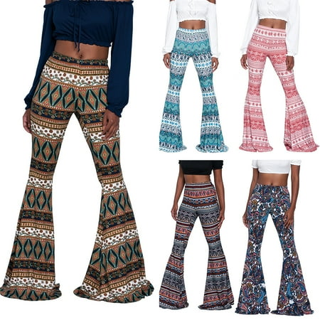 Taluosi Boho Geometric Print Women High Waist Bell Bottom Loose Wide Leg Flared Pants
Taluosi Boho Geometric Print Women High Waist Bell Bottom Loose Wide Leg Flared Pants