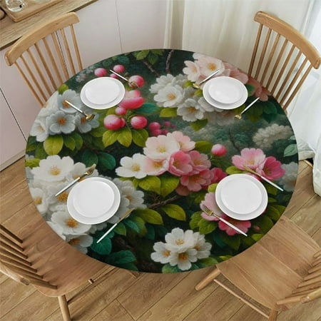 Sheronv Flowers Butterfly Round Table Cover Stain Resistant Washable Indoor Outdoor Tablecloth Kitchen Dining Wedding Parties Full Width Single-Sided Printing 100% Polyester Fiber 46-50
Sheronv Flowers Butterfly Round Table Cover Stain Resistant Washable Indoor Outdoor Tablecloth Kitchen Dining Wedding Parties Full Width Single-Sided Printing 100% Polyester Fiber 46-50