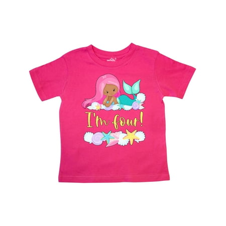 Inktastic I m 4 Mermaid with Pink Hair and Shells Gift Toddler Boy or Toddler Girl T-Shirt
Inktastic I m 4 Mermaid with Pink Hair and Shells Gift Toddler Boy or Toddler Girl T-Shirt