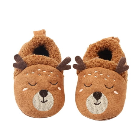 NUOLUX 11cm Christmas Baby Shoes Infant Warm Prewalker Anti Shoes Indoor Toddler Shoes Brown (Deer)
NUOLUX 11cm Christmas Baby Shoes Infant Warm Prewalker Anti Shoes Indoor Toddler Shoes Brown (Deer)