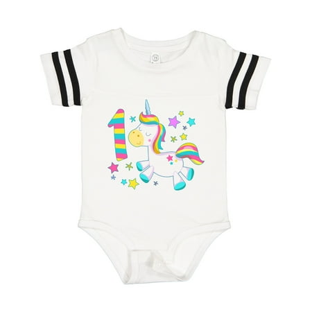 Inktastic First Birthday Rainbow Unicorn Plush and Stars Gift Baby Boy or Baby Girl Bodysuit
Inktastic First Birthday Rainbow Unicorn Plush and Stars Gift Baby Boy or Baby Girl Bodysuit