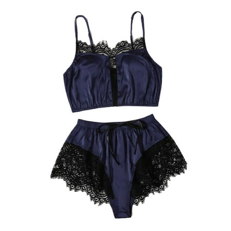 Women s Summer Sexy Sweetness Pajamas 2 Pieces Sets Lace Trim Cami Crop Tops Lingerie Shorts PJ Lounge Sets Sleepwear
Women s Summer Sexy Sweetness Pajamas 2 Pieces Sets Lace Trim Cami Crop Tops Lingerie Shorts PJ Lounge Sets Sleepwear