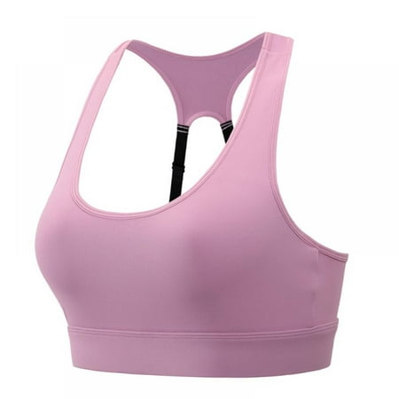 Miyanuby Women Sports Bra Padded Push Up Shockproof Seamless Wire Free Underwear Workout Training Gym Fitness Sports Bra Top Pink L 78-82cm|30.7-32.2in
Miyanuby Women Sports Bra Padded Push Up Shockproof Seamless Wire Free Underwear Workout Training Gym Fitness Sports Bra Top Pink L 78-82cm|30.7-32.2in