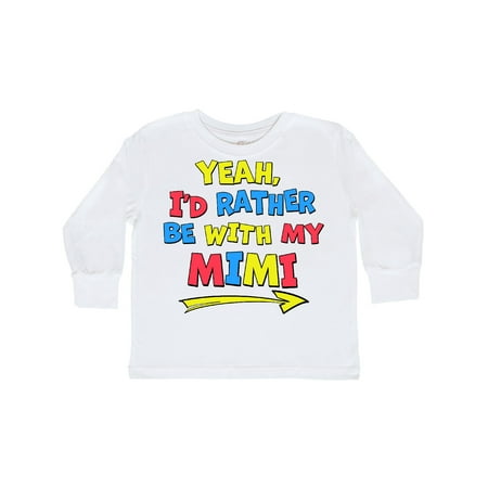 Inktastic Yeah I d Rather be with My Mimi in Red Yellow and Blue Gift Toddler Boy or Toddler Girl Long Sleeve T-Shirt
Inktastic Yeah I d Rather be with My Mimi in Red Yellow and Blue Gift Toddler Boy or Toddler Girl Long Sleeve T-Shirt