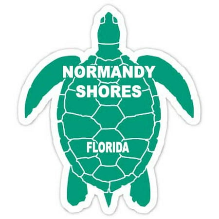 Normandy Shores Florida 4 Green Turtle Shape Magnet