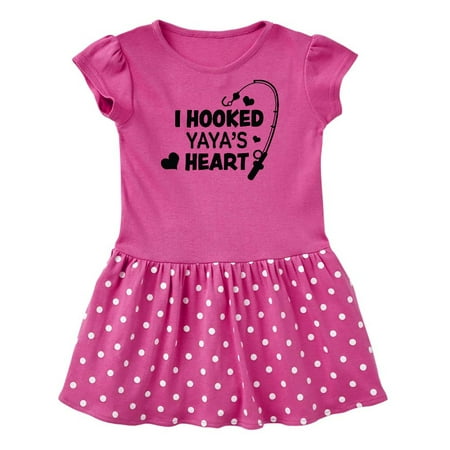 Inktastic I Hooked Yayas Heart with Fishing Rod Gift Baby Girl Dress
Inktastic I Hooked Yayas Heart with Fishing Rod Gift Baby Girl Dress