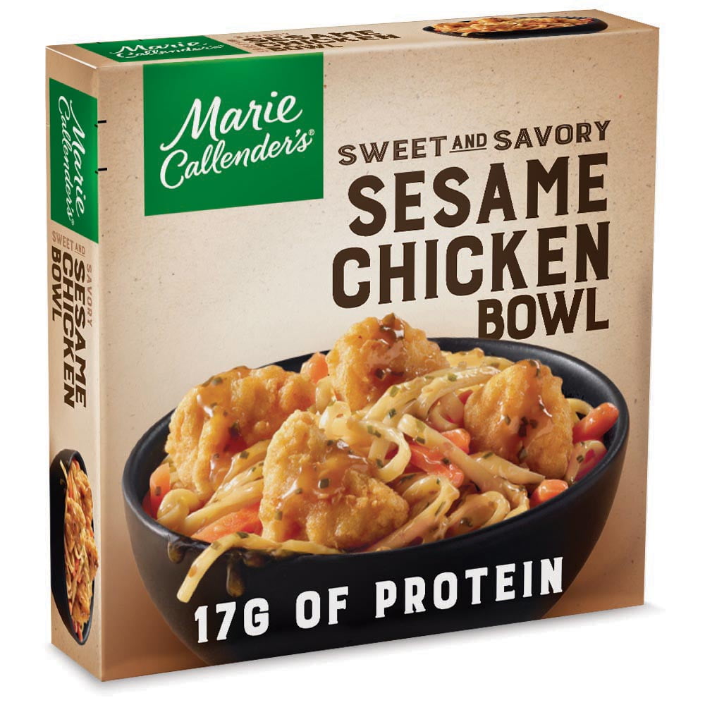 Marie Callender S Frozen Meal Sweet And Savory Sesame Chicken Bowl
