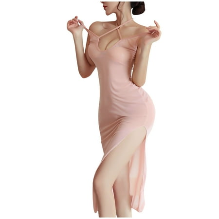 amlbb Women s Silk Nightgown Lingerie Sleepwear Sexy V Neck Ice Silk Sling Slit Pajamas Lace Edge Pajamas Thong Suit on Clearance
amlbb Women s Silk Nightgown Lingerie Sleepwear Sexy V Neck Ice Silk Sling Slit Pajamas Lace Edge Pajamas Thong Suit on Clearance