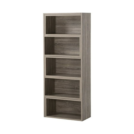 Homestar ZH141581R Expandable Shelving Console, Brown