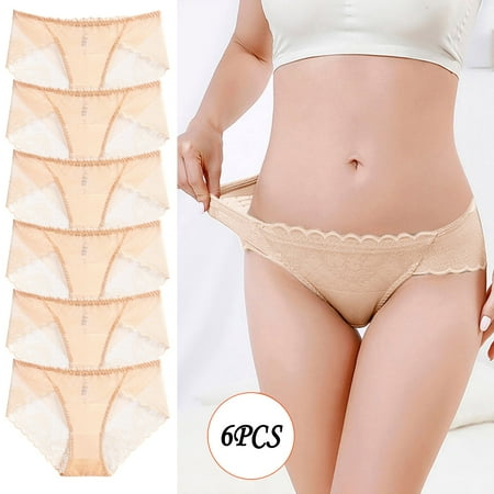 TANGNADE Women tru tops 6PCS Sexy Ladies Low-Rise Transparent Lace Panties Breathable Quality Underpants
TANGNADE Women tru tops 6PCS Sexy Ladies Low-Rise Transparent Lace Panties Breathable Quality Underpants