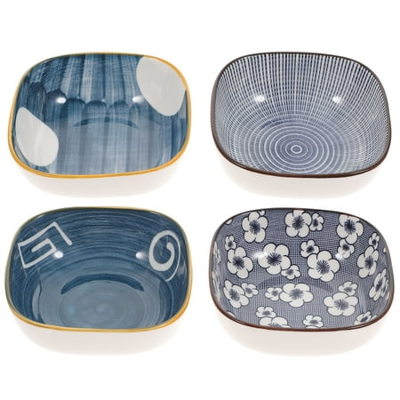 NUOLUX 4Pcs Ceramic Sauce Dishes Sauce Plates Ceramic Condiment Plates (Assorted Color)
NUOLUX 4Pcs Ceramic Sauce Dishes Sauce Plates Ceramic Condiment Plates (Assorted Color)