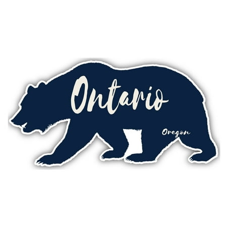 Ontario Oregon Souvenir 3x1.5-Inch Fridge Magnet Bear Design