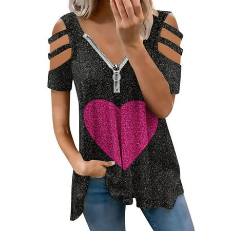 ZHAGHMIN Basic Top Women Western Shirt Zipper Pullover Short Sleeve Color Block V Neck Fashion Casual Top Valentine Day Print T Shirt Short Sleeve Scrub Jackets Set Shirt Casual Workout Tops Women P
ZHAGHMIN Basic Top Women Western Shirt Zipper Pullover Short Sleeve Color Block V Neck Fashion Casual Top Valentine Day Print T Shirt Short Sleeve Scrub Jackets Set Shirt Casual Workout Tops Women P