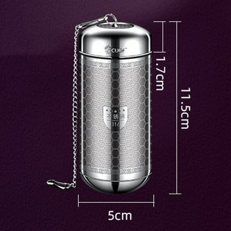 Stainless Steel Tea Infuser Tea Leaves Spice Seasoning Ball Strainer Filter
Stainless Steel Tea Infuser Tea Leaves Spice Seasoning Ball Strainer Filter