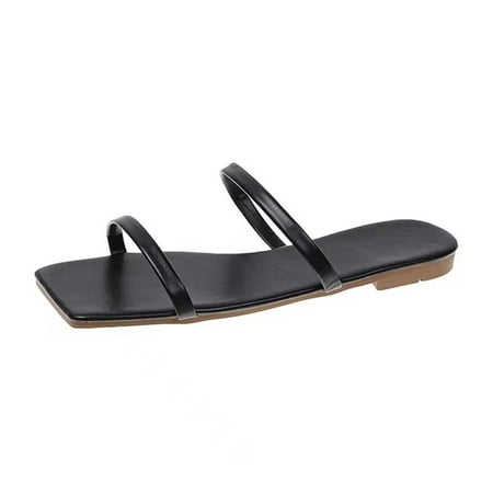 Summer Savings Clearance! PEZHADA Womens Sandals Flat Sandals for Women Flat Sandals Fashion Comfortable Roman Shoes Beach Slippers Black
Summer Savings Clearance! PEZHADA Womens Sandals Flat Sandals for Women Flat Sandals Fashion Comfortable Roman Shoes Beach Slippers Black