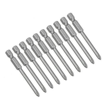 10Pcs 1/4-Inch Hex Shank 65mm Length Phillips 4PH1 Magnetic Screw Driver S2 Screwdriver Bit
10Pcs 1/4-Inch Hex Shank 65mm Length Phillips 4PH1 Magnetic Screw Driver S2 Screwdriver Bit