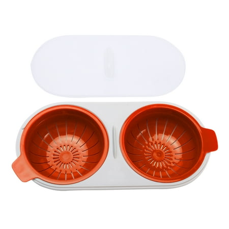 Save Time Home Cooking Tools Microwave Ovens Poacher PP Double Cup Kitchen
