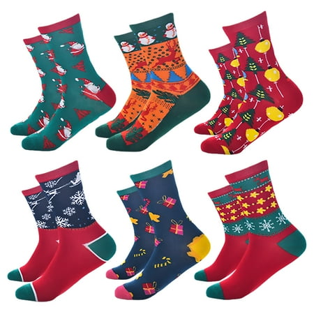 FRCOLOR 6 Pairs of Lovely Cartoon Socks Warm Adult Cotton Socks Neutral Festive Socks
FRCOLOR 6 Pairs of Lovely Cartoon Socks Warm Adult Cotton Socks Neutral Festive Socks