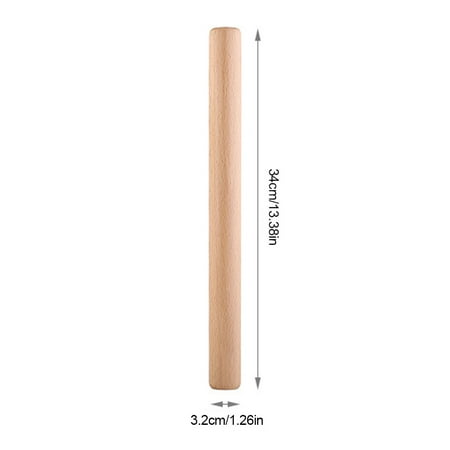 Wood Rolling Pin for Baking Sleek Surface Pastry Dough Roller Perfect Gifts for Bakers
Wood Rolling Pin for Baking Sleek Surface Pastry Dough Roller Perfect Gifts for Bakers