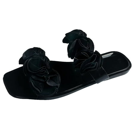 Slippers for Women Womens Shoes Summer Slippers Metal Chain Square Toe Slippers Fashion Flat Plus Size Diamond Slippers Womens Slippers Pu Black 40
Slippers for Women Womens Shoes Summer Slippers Metal Chain Square Toe Slippers Fashion Flat Plus Size Diamond Slippers Womens Slippers Pu Black 40