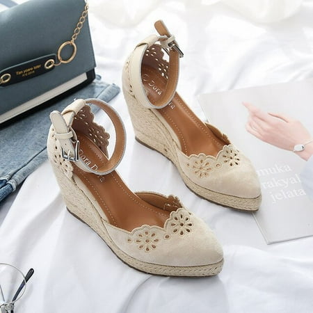 2022 Summer Shoes Women High Heels Sandals Retro Ethnic Brand Women Wedges Sandals Elegant Ladies Wedge Heels 10cm A3541
2022 Summer Shoes Women High Heels Sandals Retro Ethnic Brand Women Wedges Sandals Elegant Ladies Wedge Heels 10cm A3541