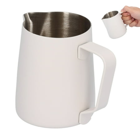 Milk Frothing Cup Frothing Pitcher Stainless Steel Convenient Beautiful Appearance Durable With Measurement Scales For Home Use 350ML 600ML
Milk Frothing Cup Frothing Pitcher Stainless Steel Convenient Beautiful Appearance Durable With Measurement Scales For Home Use 350ML 600ML