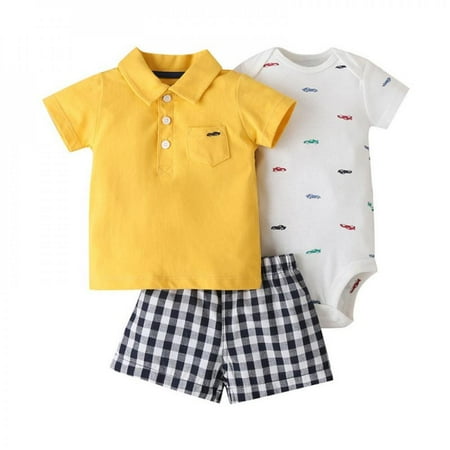 Promotion Clearance Summer Baby Girl Boy Casual Short Sleeve Cartoon T-shirt Animal Print Romper With Shorts 3PCS Outfit
Promotion Clearance Summer Baby Girl Boy Casual Short Sleeve Cartoon T-shirt Animal Print Romper With Shorts 3PCS Outfit