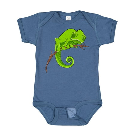 Inktastic Cute Chameleon Gift Baby Boy or Baby Girl Bodysuit