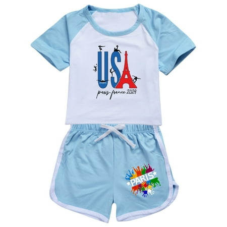 Outfits for Teens Summer Soft Short Sleeve Shirt Top Blouse and Shorts Pants Casual Two Piece Suits for Kids
Outfits for Teens Summer Soft Short Sleeve Shirt Top Blouse and Shorts Pants Casual Two Piece Suits for Kids