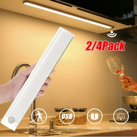 Ledander Motion Sensor LED Under Cabinet Lighting Wireless Cabinet Light Rechargeable Closet Light 30CM Battery Powered for Kitchen Closet (White Light 4 Pack)
Ledander Motion Sensor LED Under Cabinet Lighting Wireless Cabinet Light Rechargeable Closet Light 30CM Battery Powered for Kitchen Closet (White Light 4 Pack)