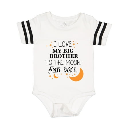 Inktastic I Love My Big Brother to the Moon and Back Gift Baby Boy or Baby Girl Bodysuit
Inktastic I Love My Big Brother to the Moon and Back Gift Baby Boy or Baby Girl Bodysuit